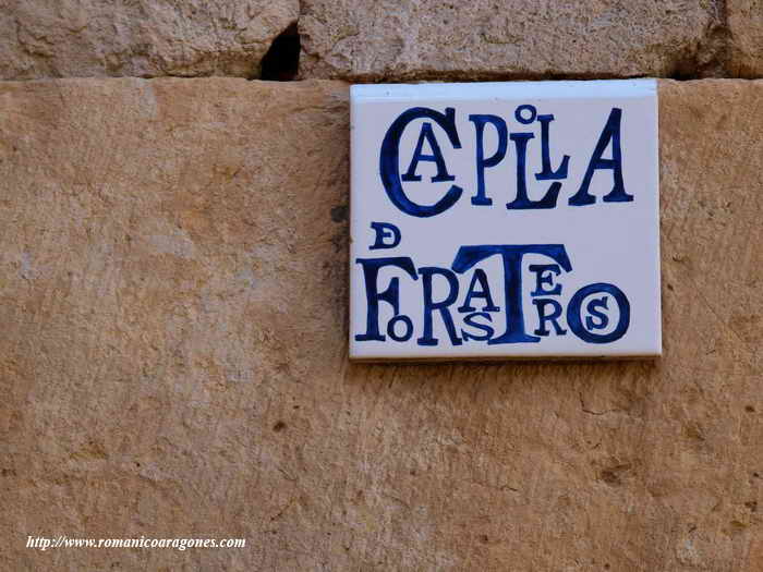 Capilla de ajusticiados reconvertida en capilla de forasteror